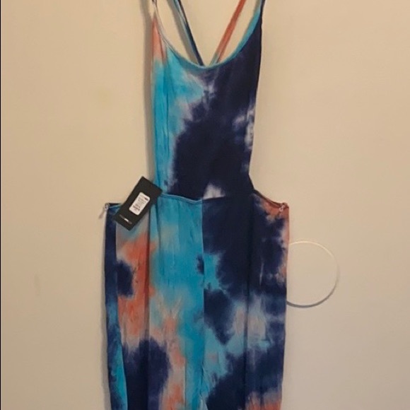 Tie dye sexy jumpsuit - Picture 4 of 4